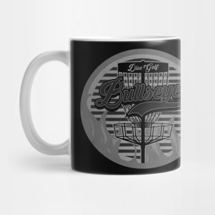 Disc Golf Bullseye BW Mug